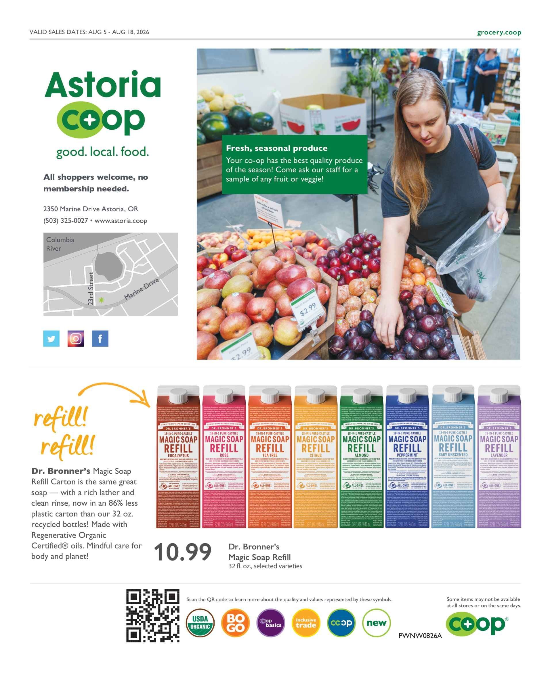 Astoria Co-op Co-op Deals Weekly Ad August 5 - 18, 2026