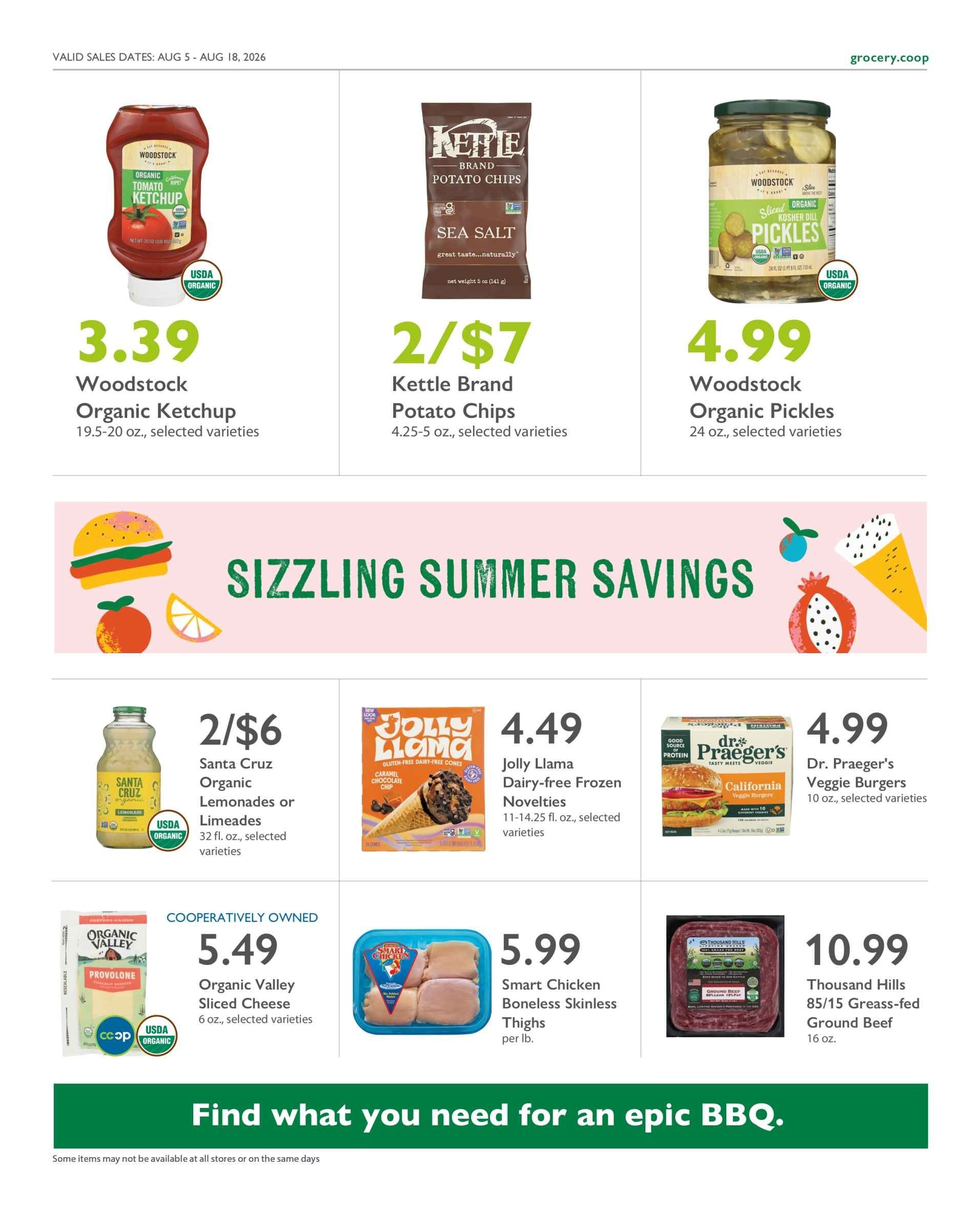 Astoria Co-op Co-op Deals Weekly Ad August 5 - 18, 2026