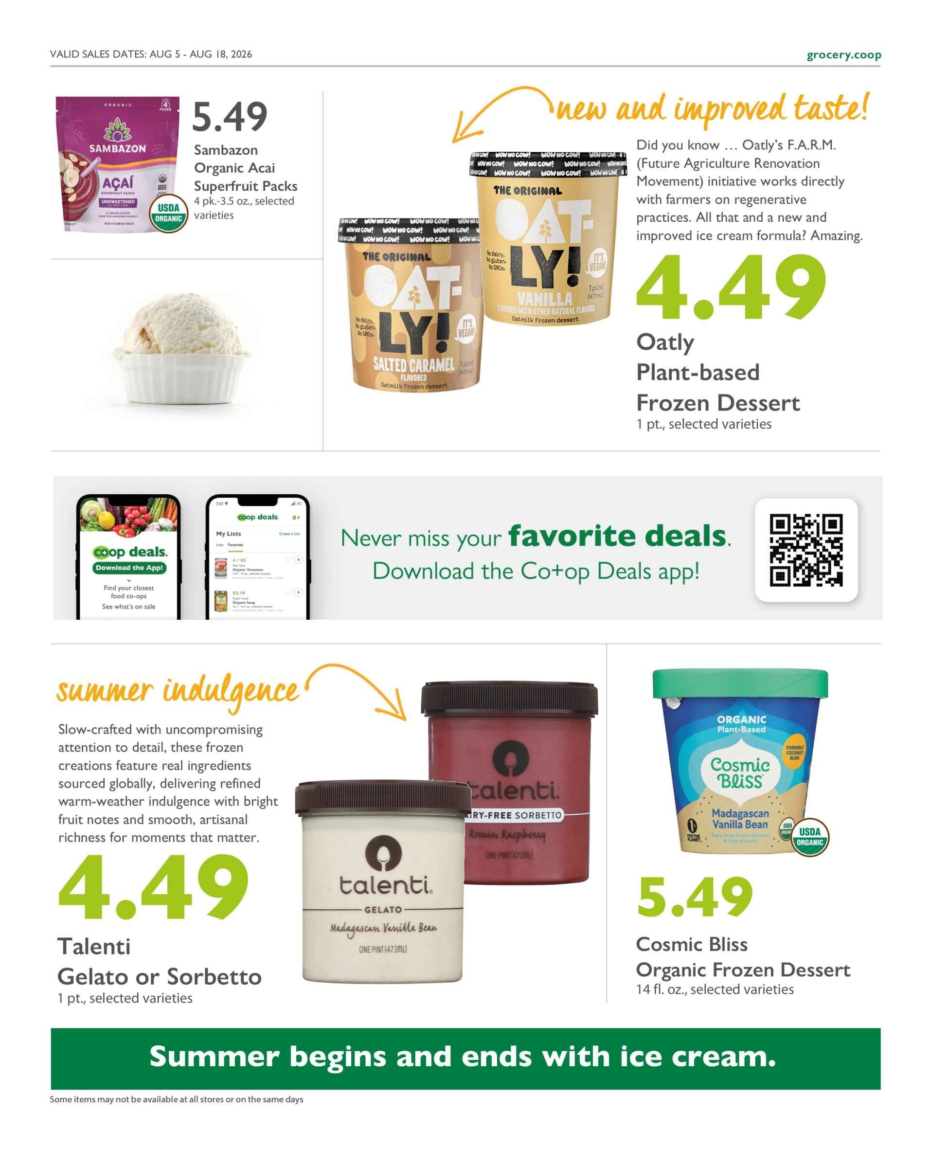 Astoria Co-op Co-op Deals Weekly Ad August 5 - 18, 2026