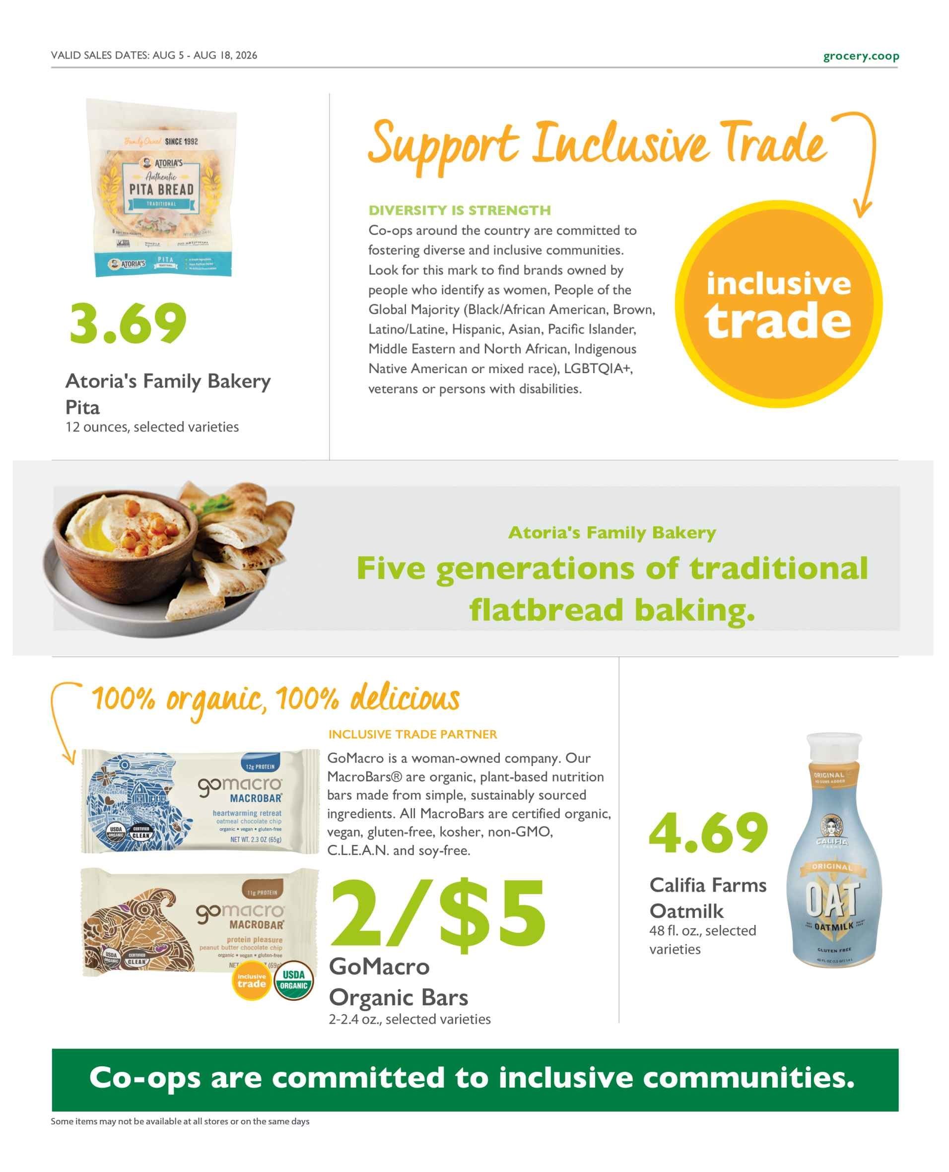 Astoria Co-op Co-op Deals Weekly Ad August 5 - 18, 2026