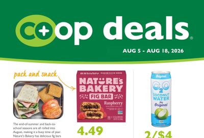 Medford Food Co-op Co-op Deals Weekly Ad August 5 - 18, 2026