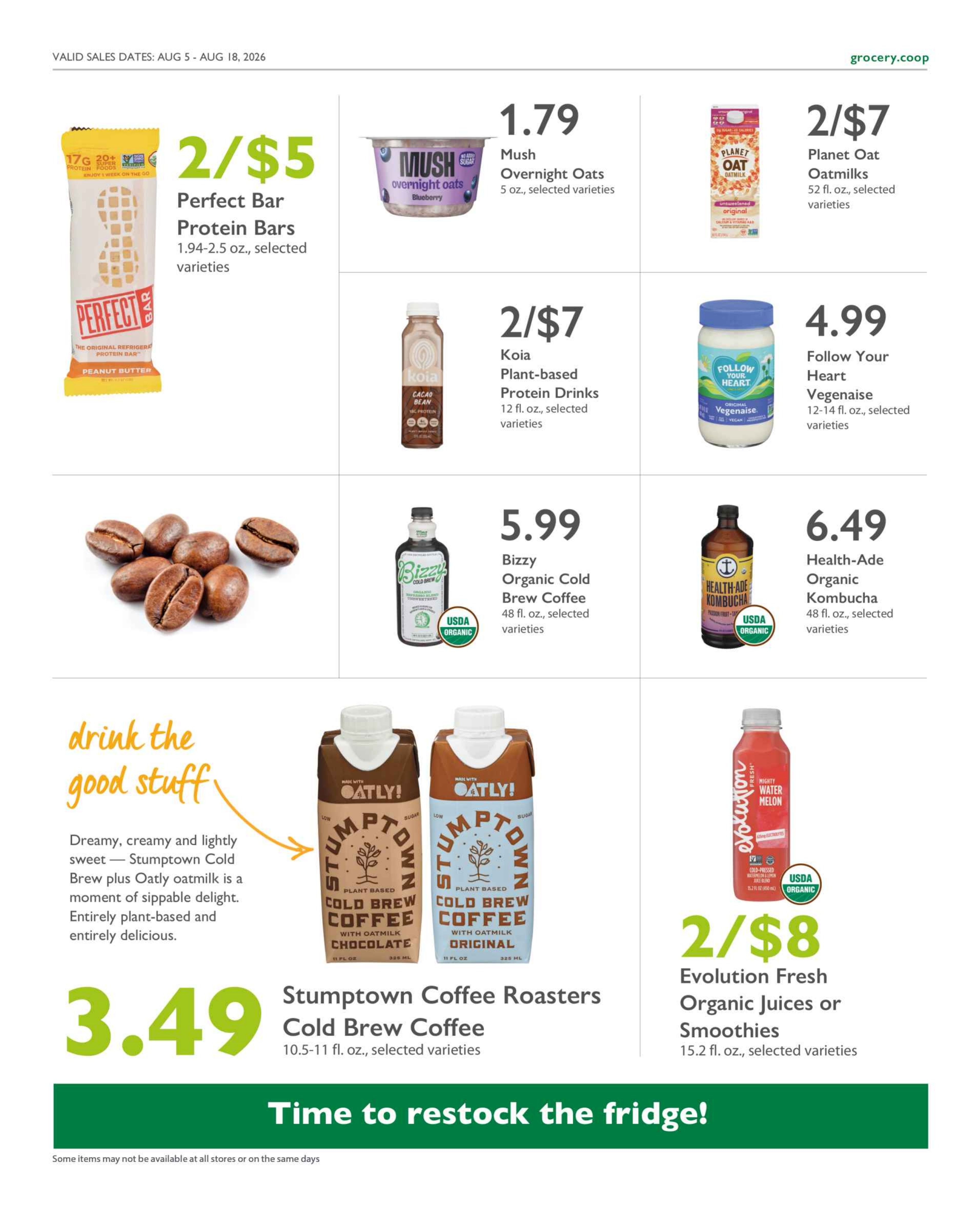 Medford Food Co-op Co-op Deals Weekly Ad August 5 - 18, 2026