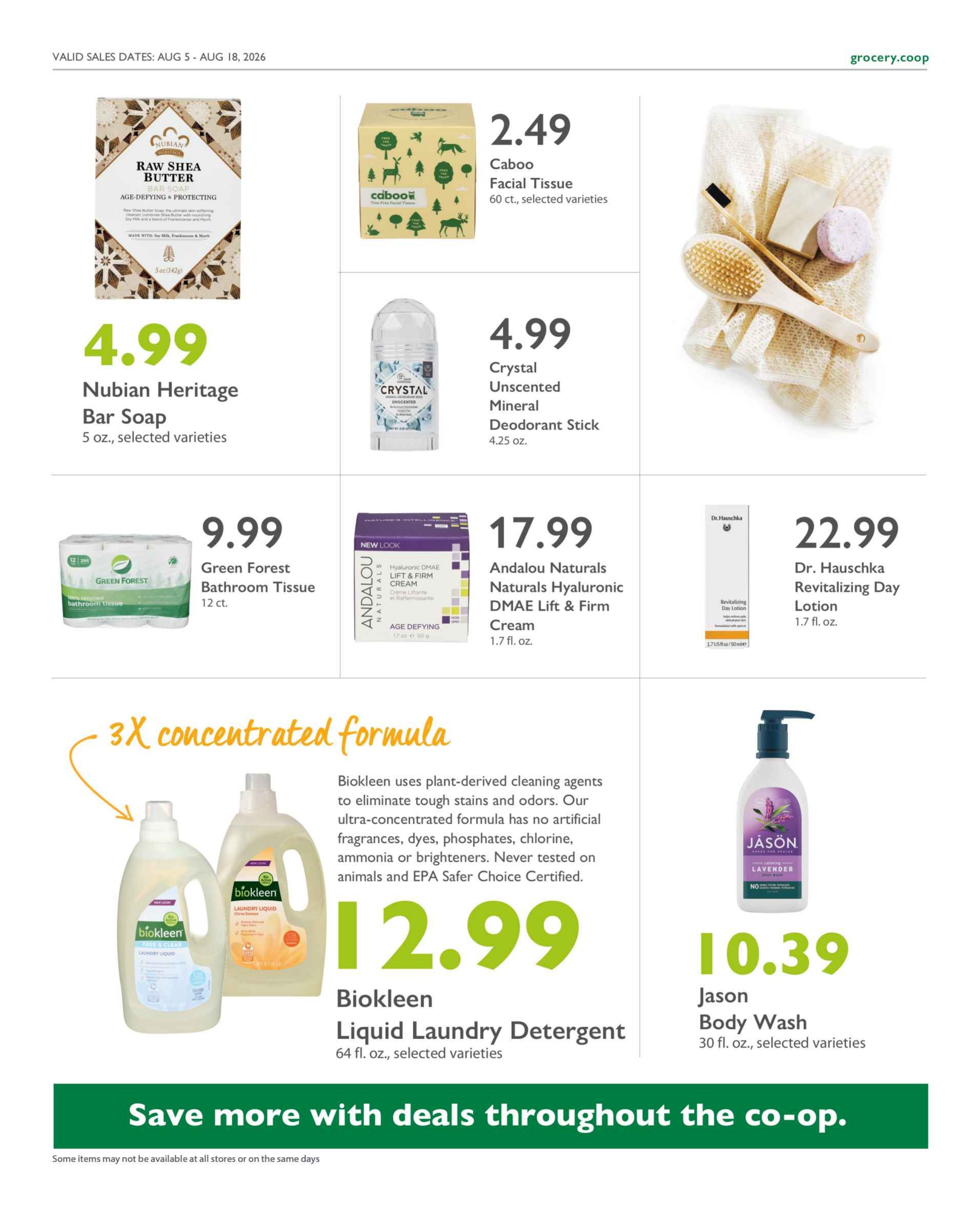 Medford Food Co-op Co-op Deals Weekly Ad August 5 - 18, 2026