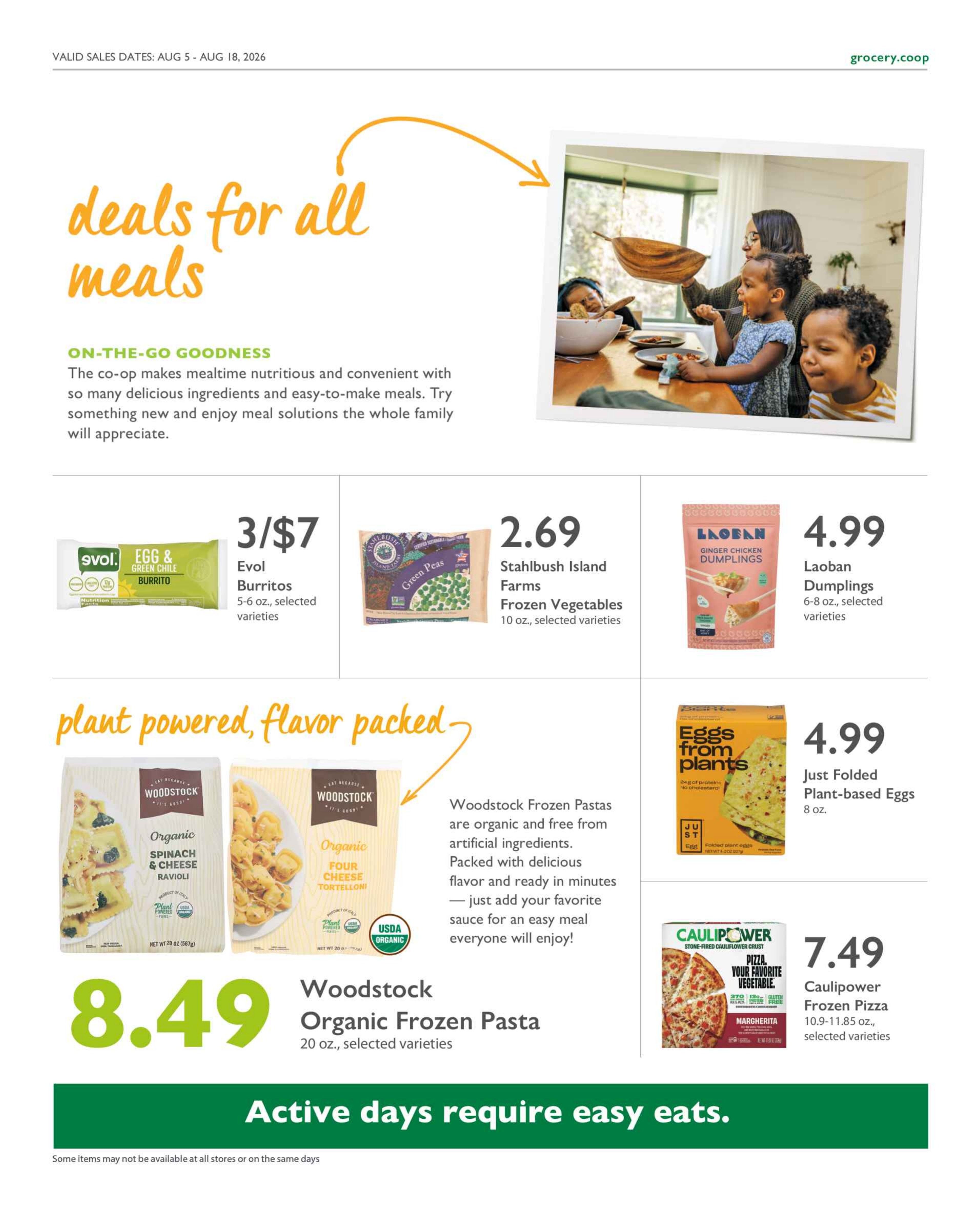 Medford Food Co-op Co-op Deals Weekly Ad August 5 - 18, 2026
