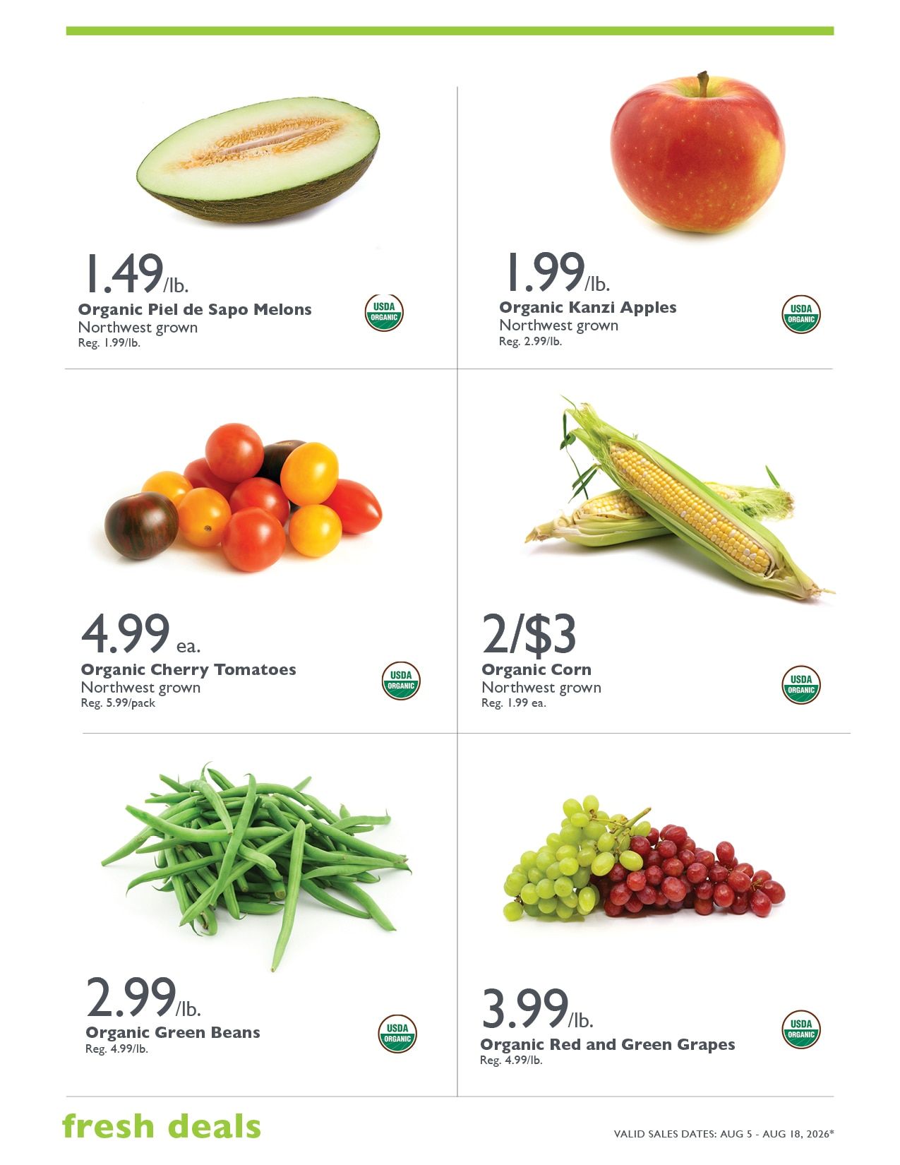 Astoria Co-op Fresh Deals Weekly Ad August 5 - 18, 2026