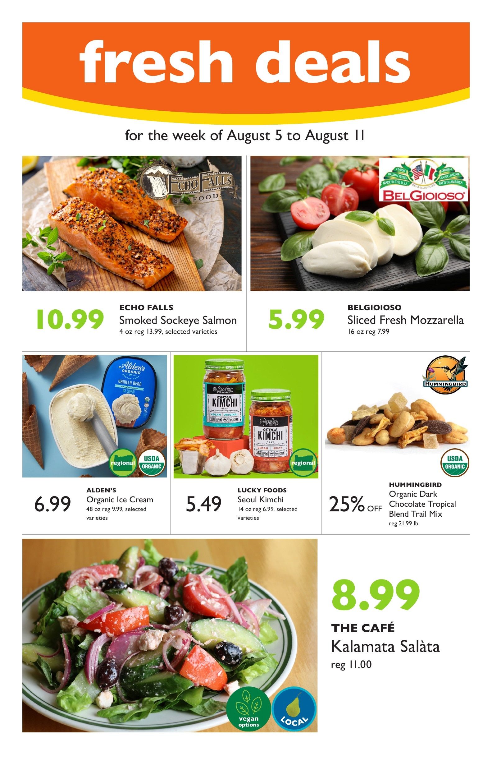Medford Food Co-op Fresh Deals Weekly Ad August 5 - 11, 2026