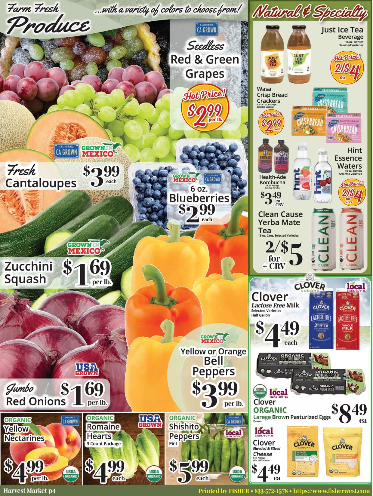 Harvest Market (Novato, CA) Weekly Ad August 5 - 11, 2026
