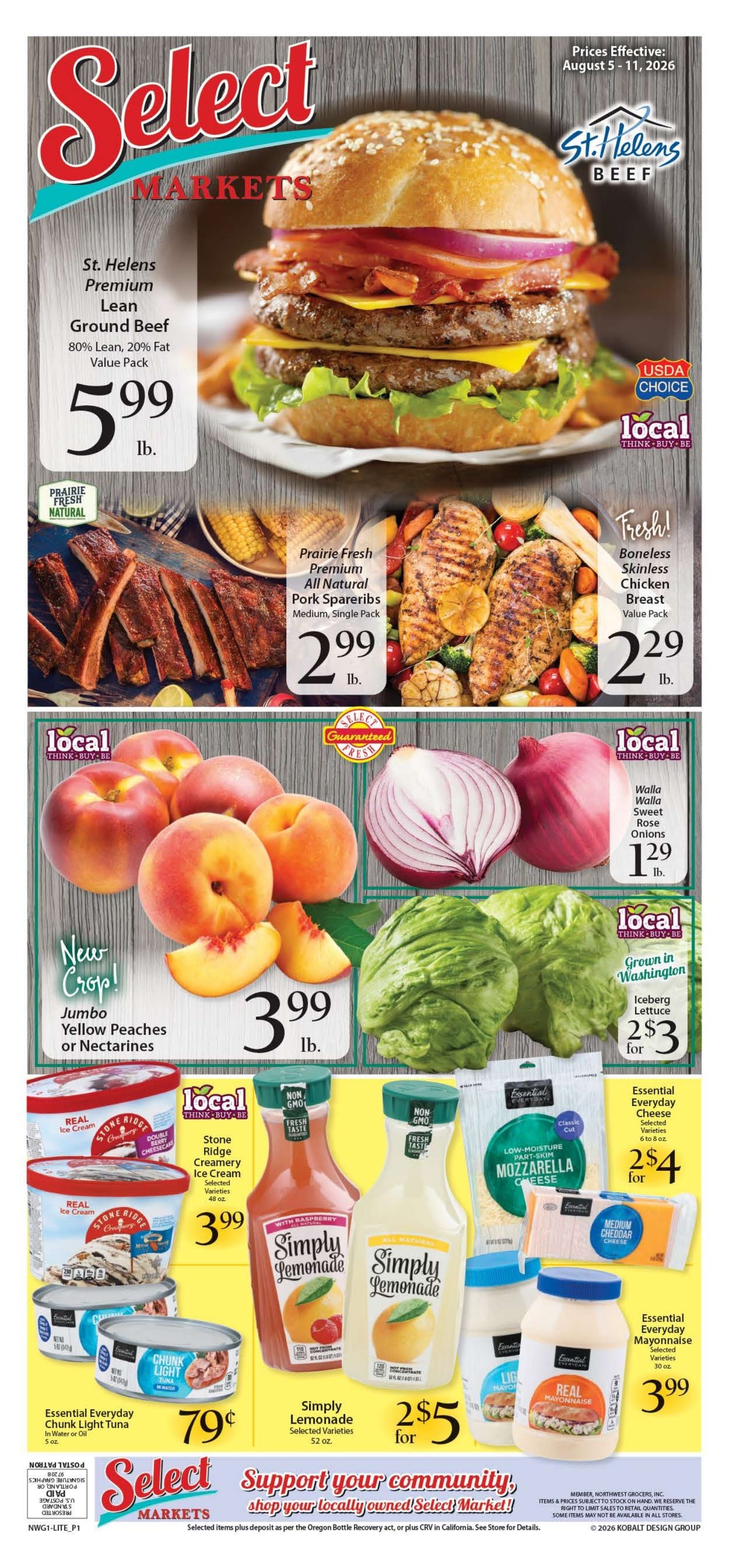 Shady Cove Market Weekly Ad August 5 - 11, 2026