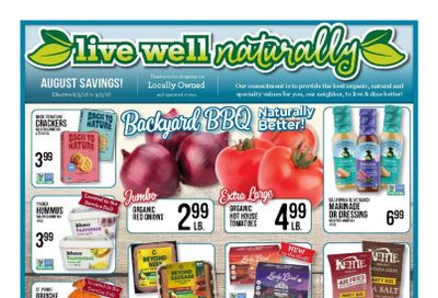 Cutsforth's Market Live Well Naturally Weekly Ad August 5 - September 1, 2026
