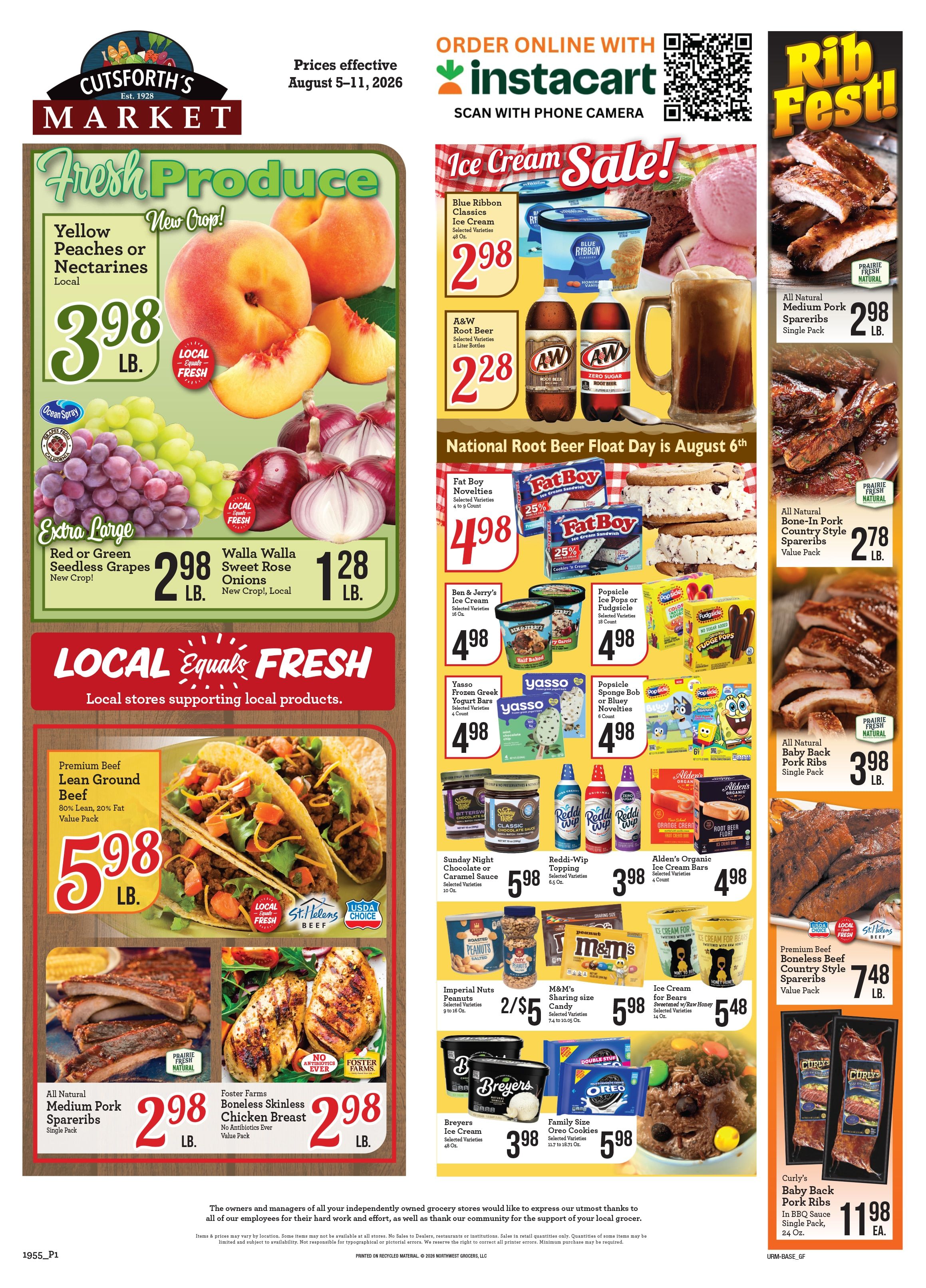 Cutsforth's Market Weekly Ad August 5 - 11, 2026