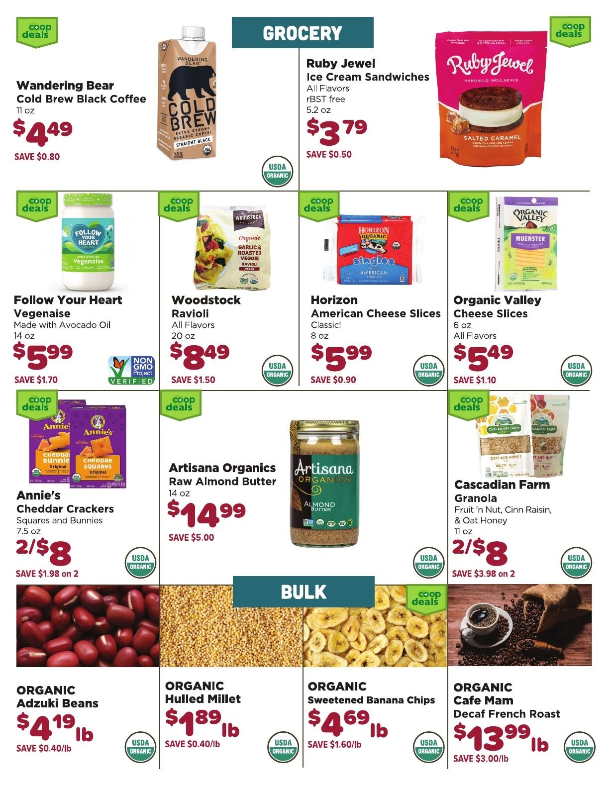 Ashland Food Co-op Weekly Ad August 5 - 11, 2026
