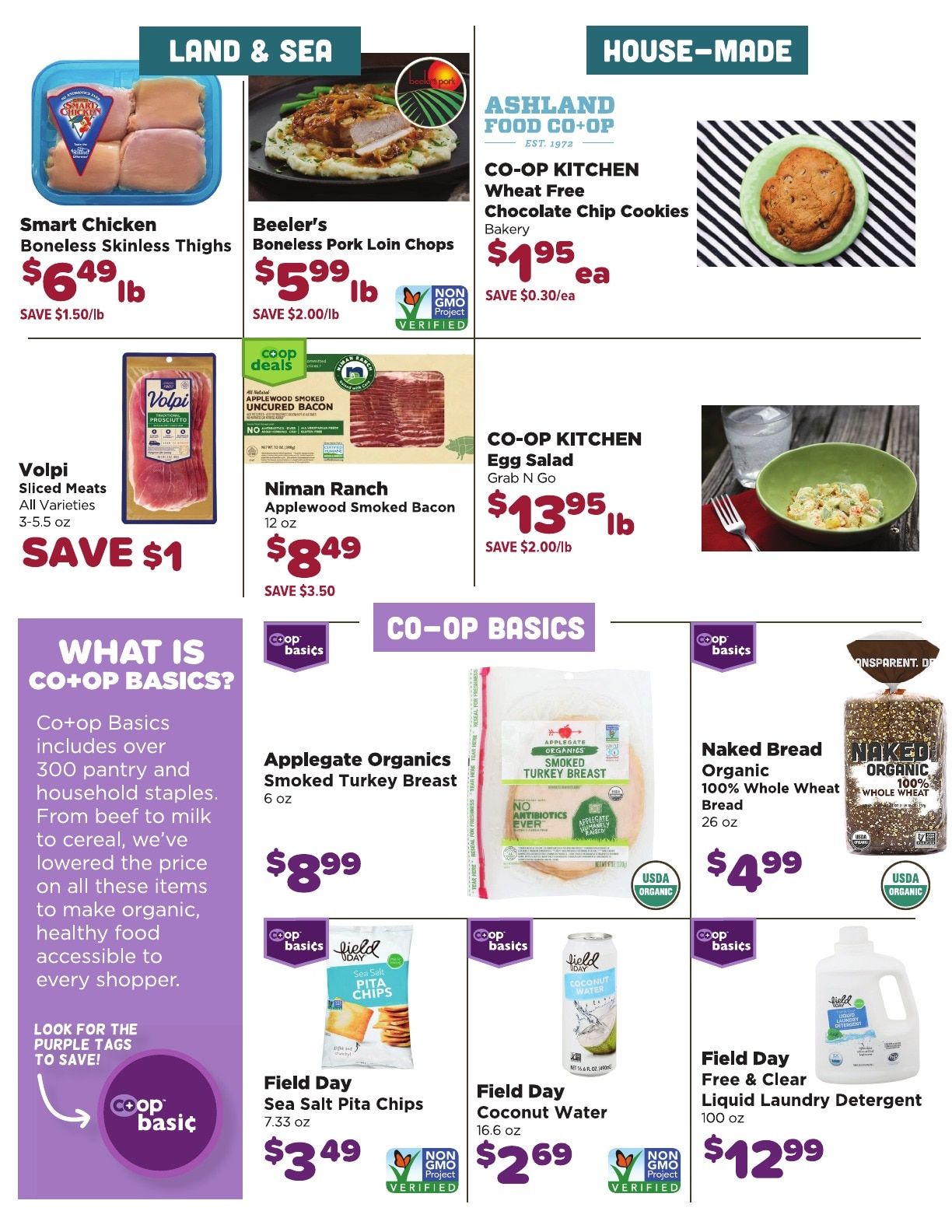 Ashland Food Co-op Weekly Ad August 5 - 11, 2026