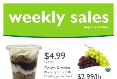 First Alternative Co-op Weekly Ad August 5 - 11, 2026