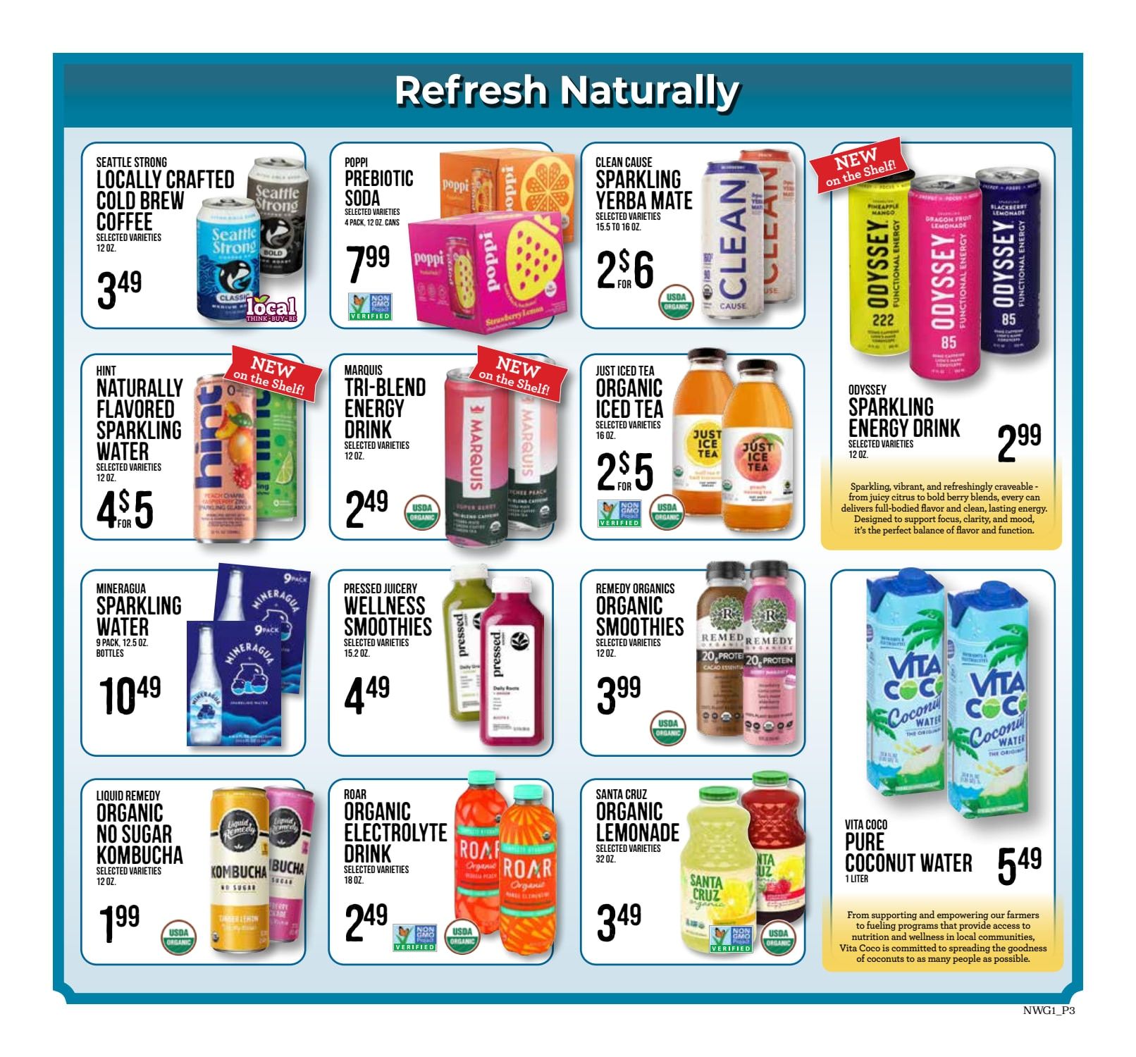 A & J Select Market Live Well Naturally Weekly Ad August 5 - September 1, 2026