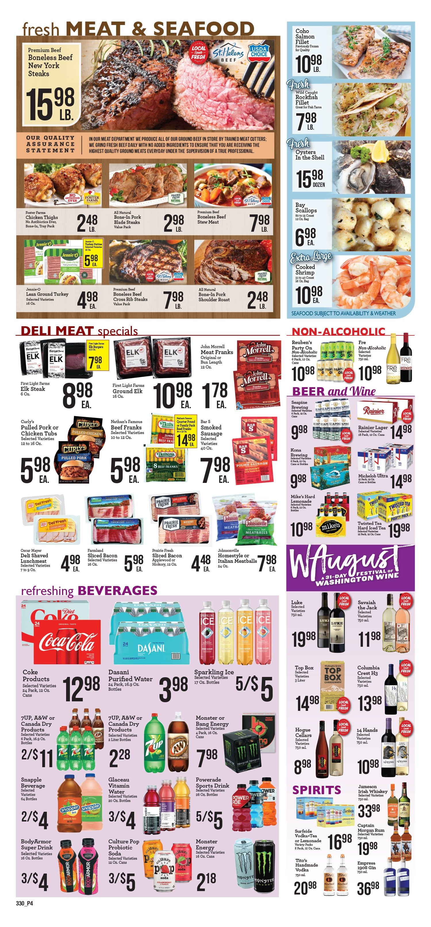 A & J Select Market Weekly Ad August 5 - 11, 2026
