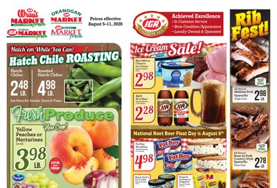 Martin's Market IGA Weekly Ad August 5 - 11, 2026