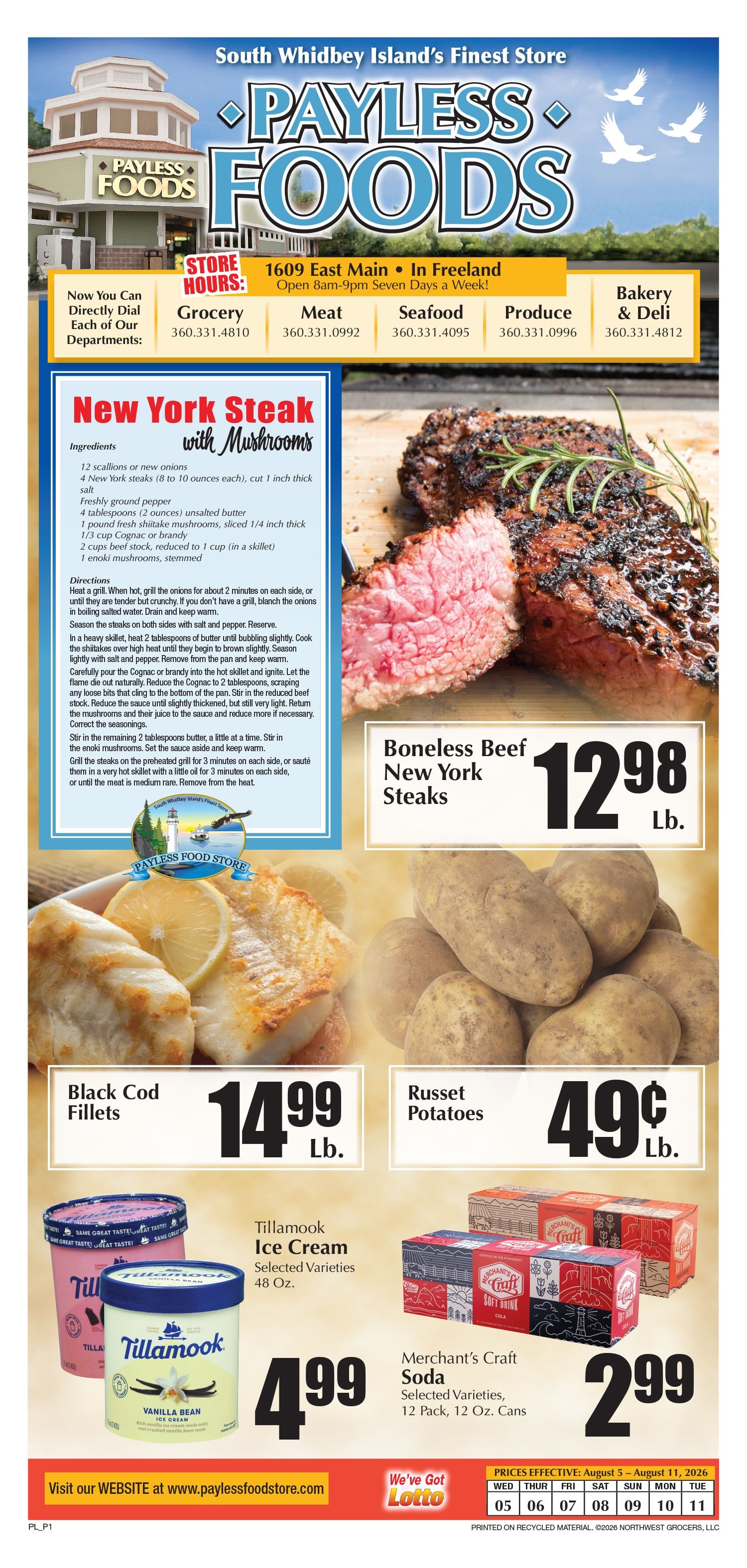 Payless Foods Weekly Ad August 5 - 11, 2026