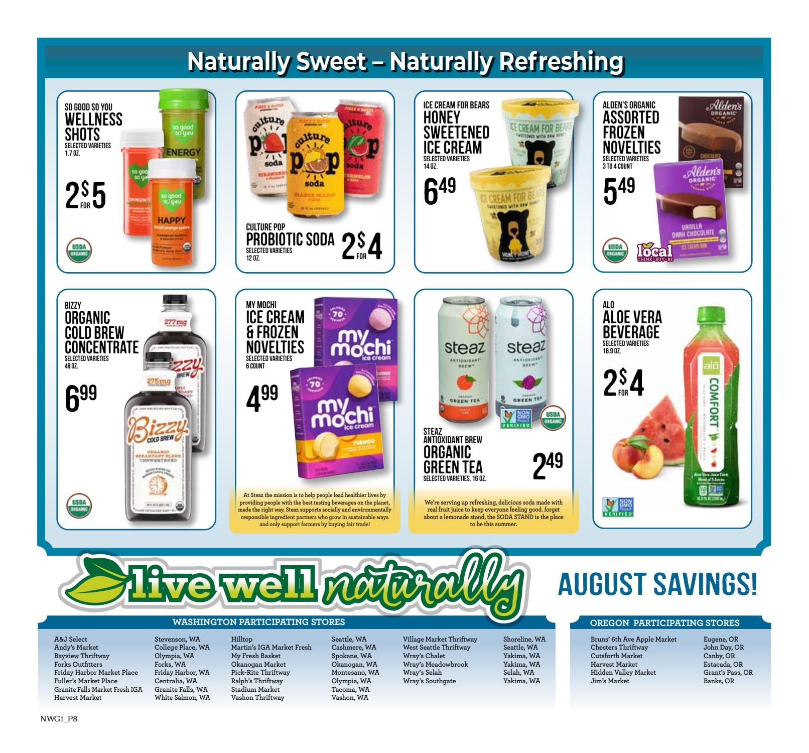Pick-Rite Thriftway Live Well Naturally Weekly Ad August 5 - September 1, 2026