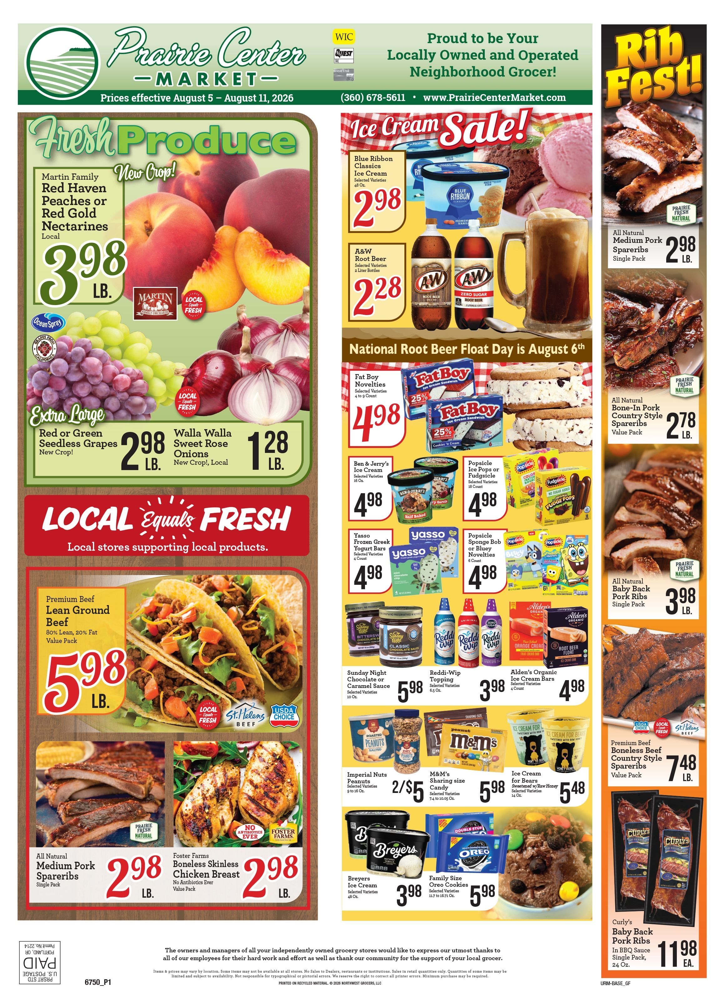 Prairie Center Red Apple Weekly Ad August 5 - 11, 2026