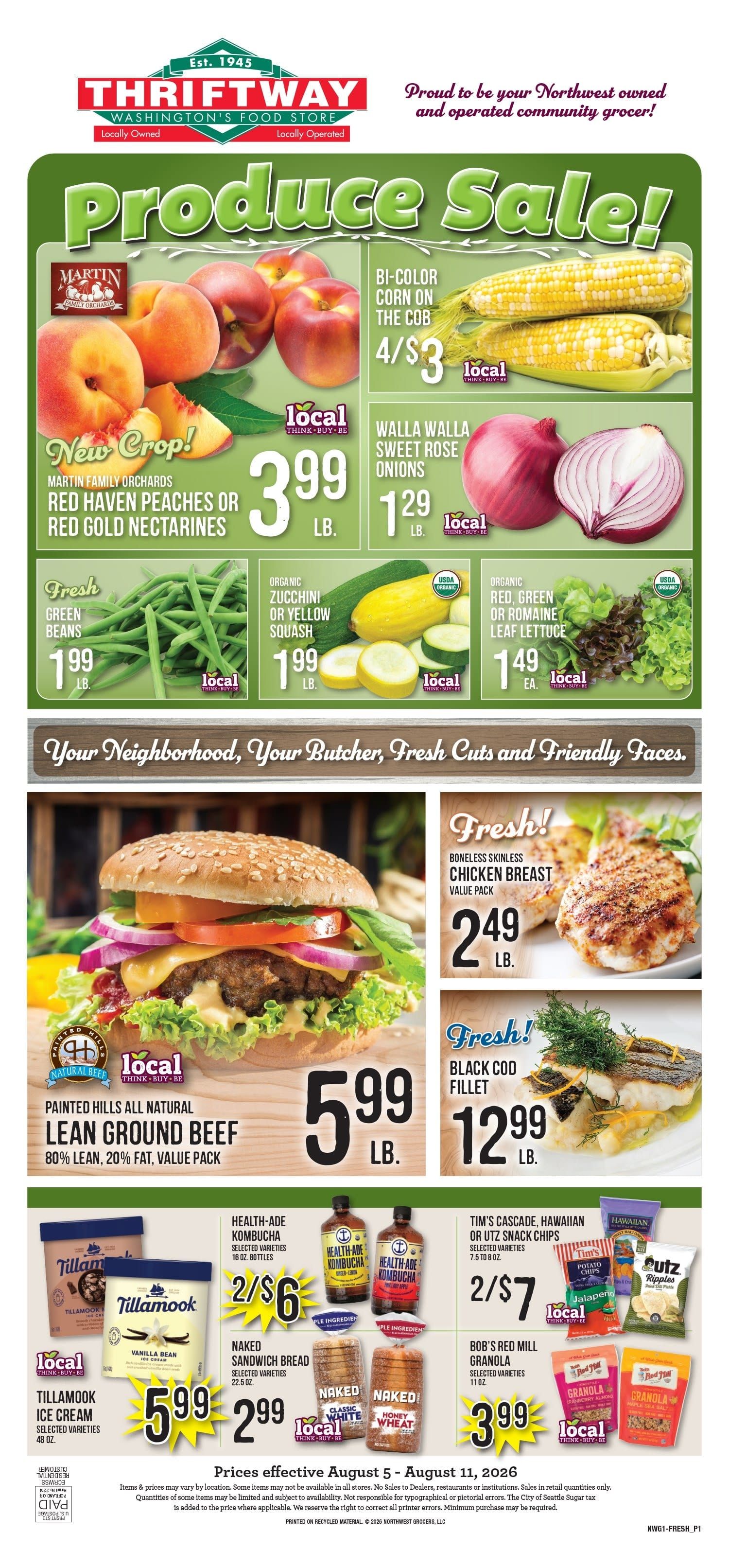 Village Market Thriftway Weekly Ad August 5 - 11, 2026