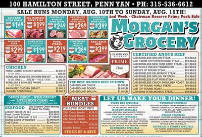 Morgan's Grocery Weekly Ad August 10 - 16, 2026