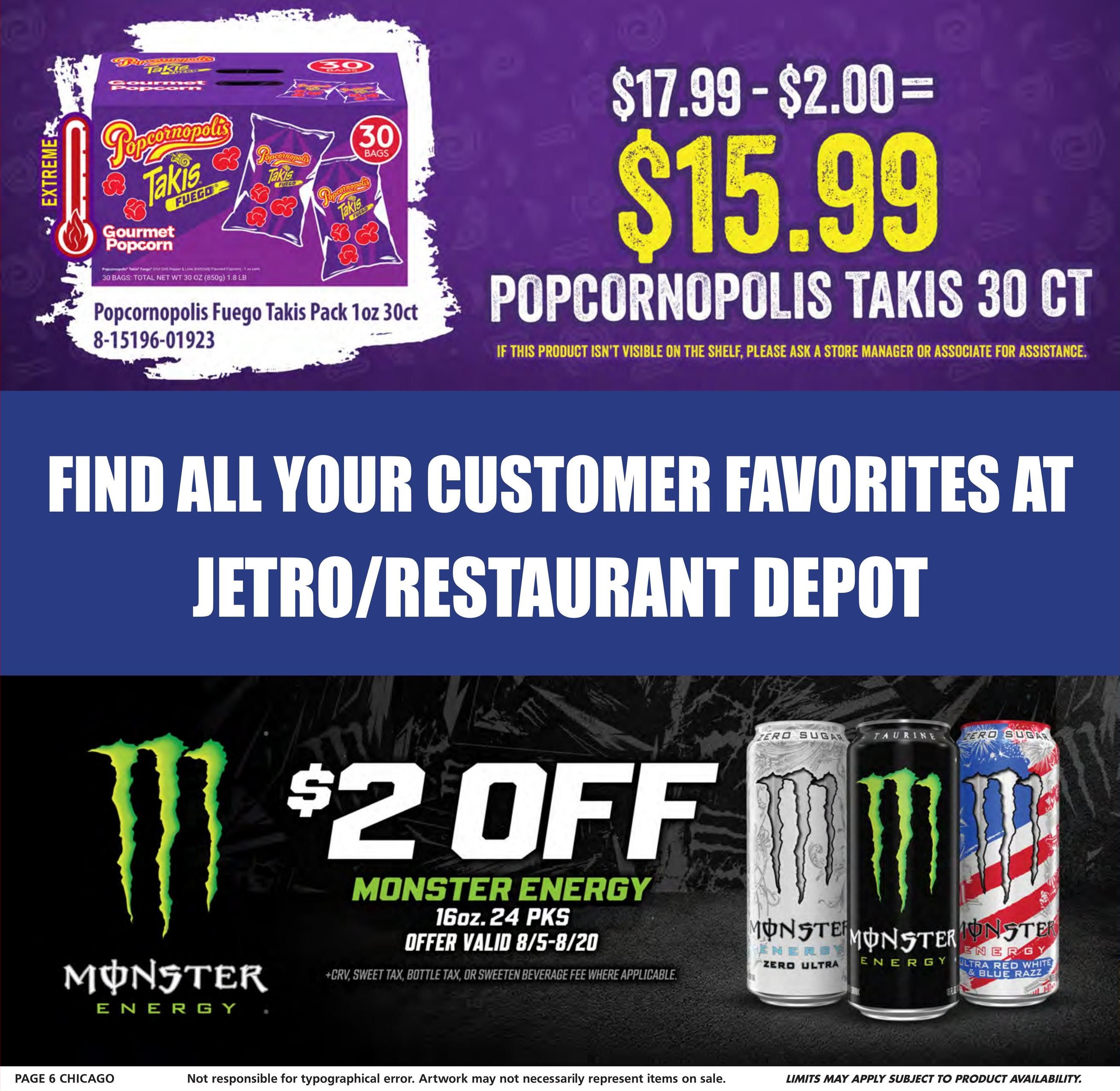 Jetro (Hialeah–Miami Area, FL) Weekly Ad August 5 - 20, 2026