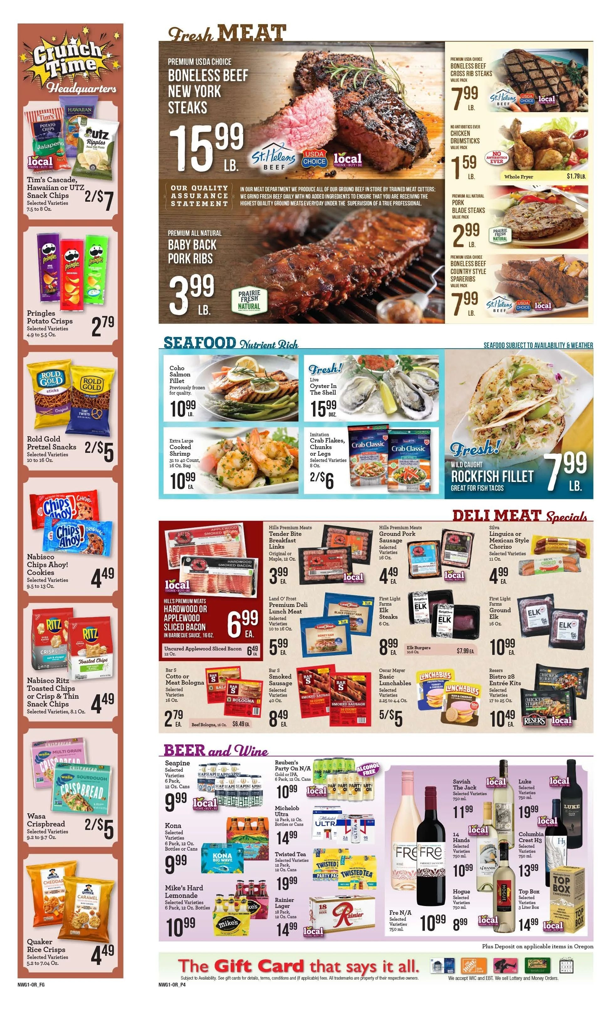 Willapa Thriftway Weekly Ad August 5 - 11, 2026