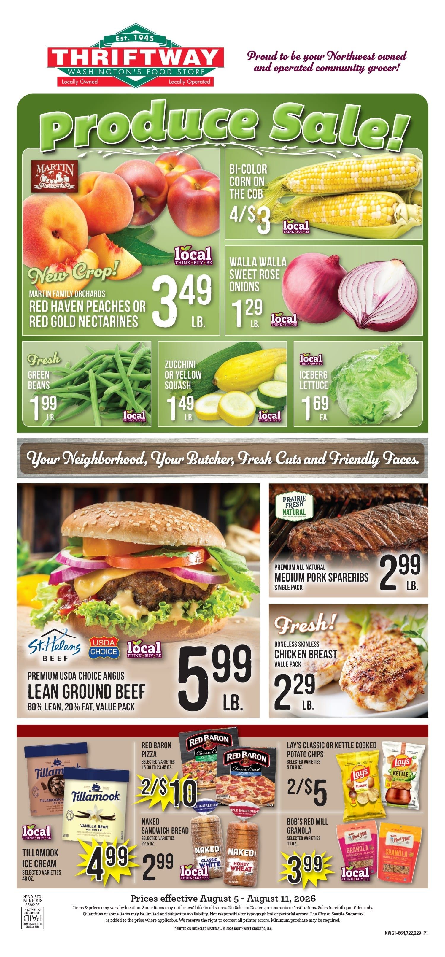 Bayview and Ralph's Thriftway Weekly Ad August 5 - 11, 2026