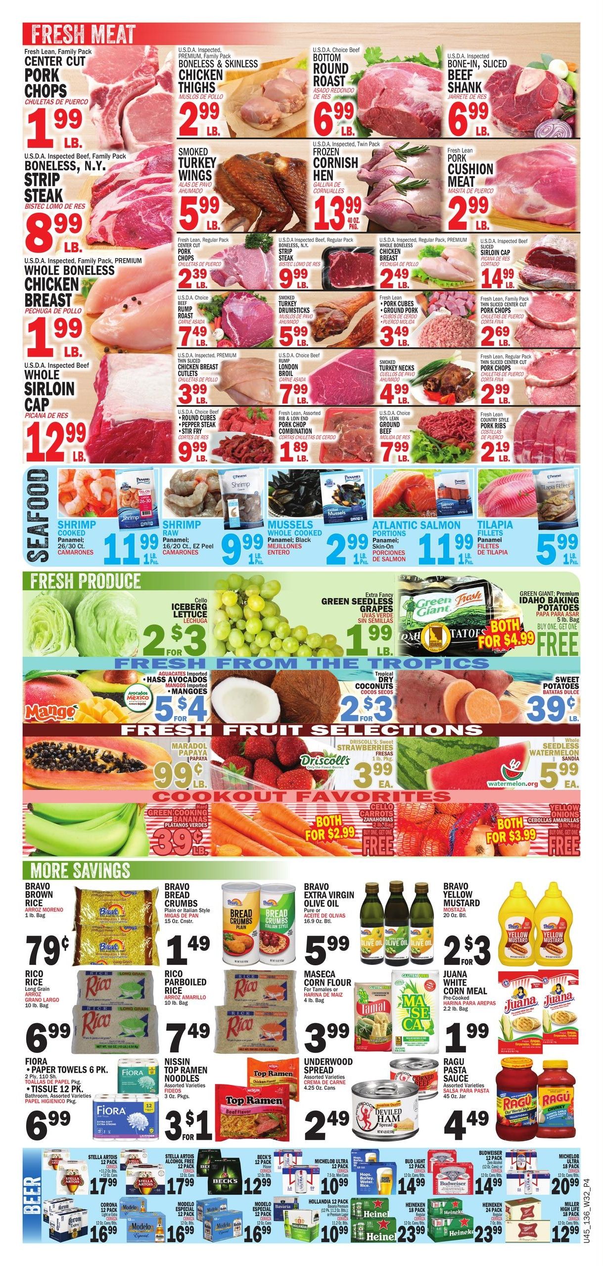 Bravo Supermarket (Homestead Area, FL) Bravo Florida Weekly Weekly Ad August 6 - 12, 2026