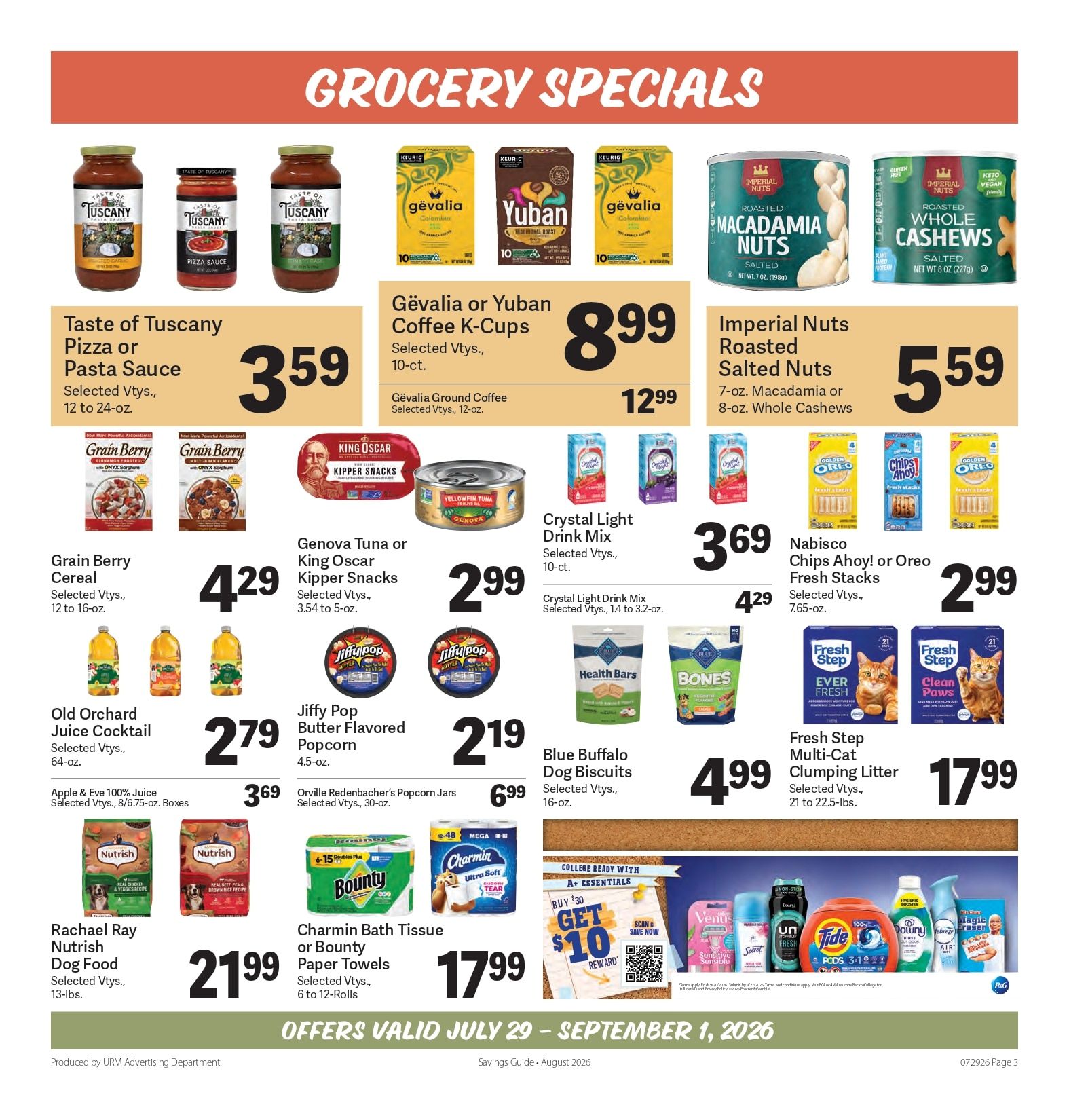 CenterPlace Market Monthly Savings Guide Weekly Ad July 29 - September 1, 2026