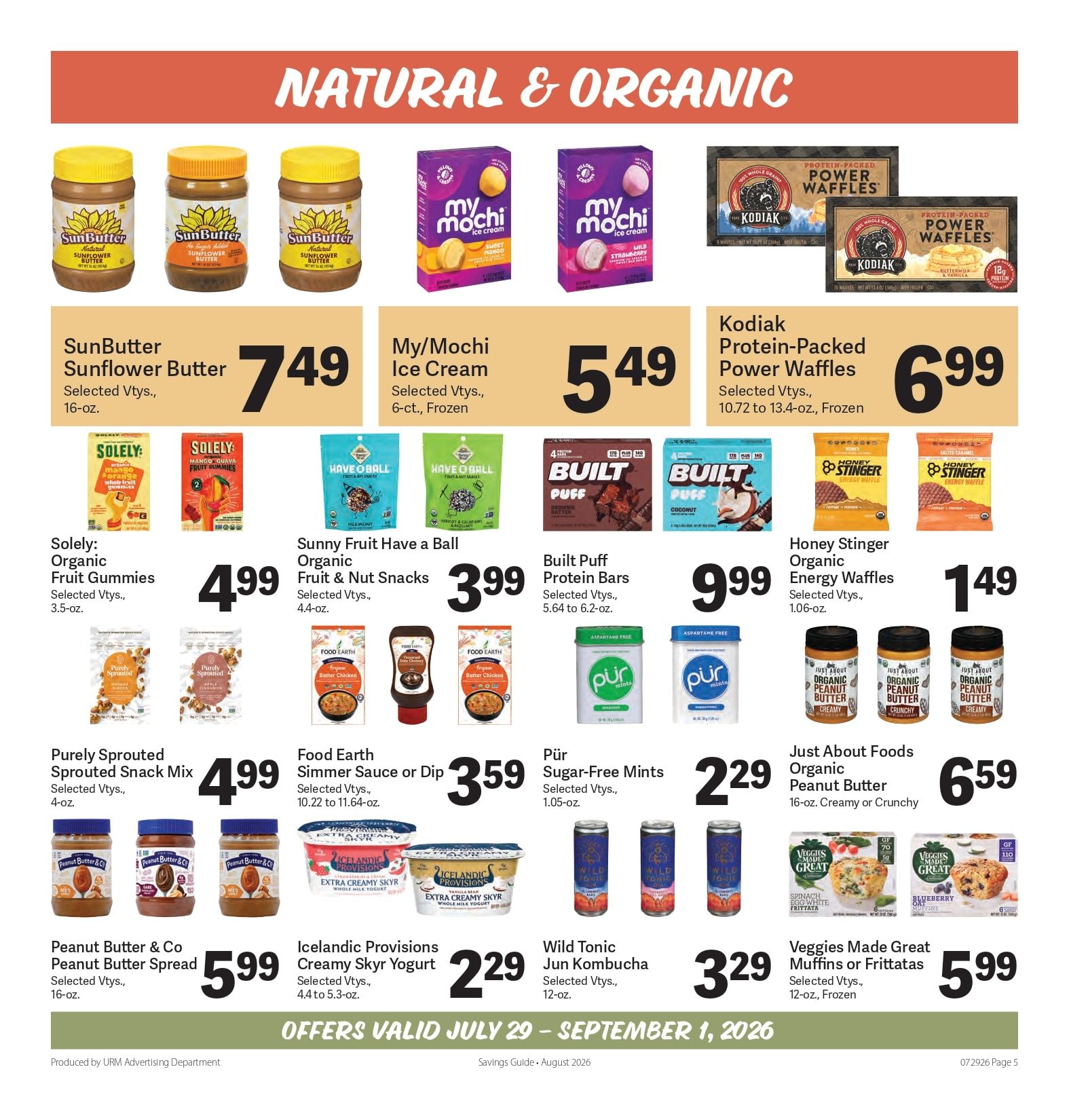 CenterPlace Market Monthly Savings Guide Weekly Ad July 29 - September 1, 2026