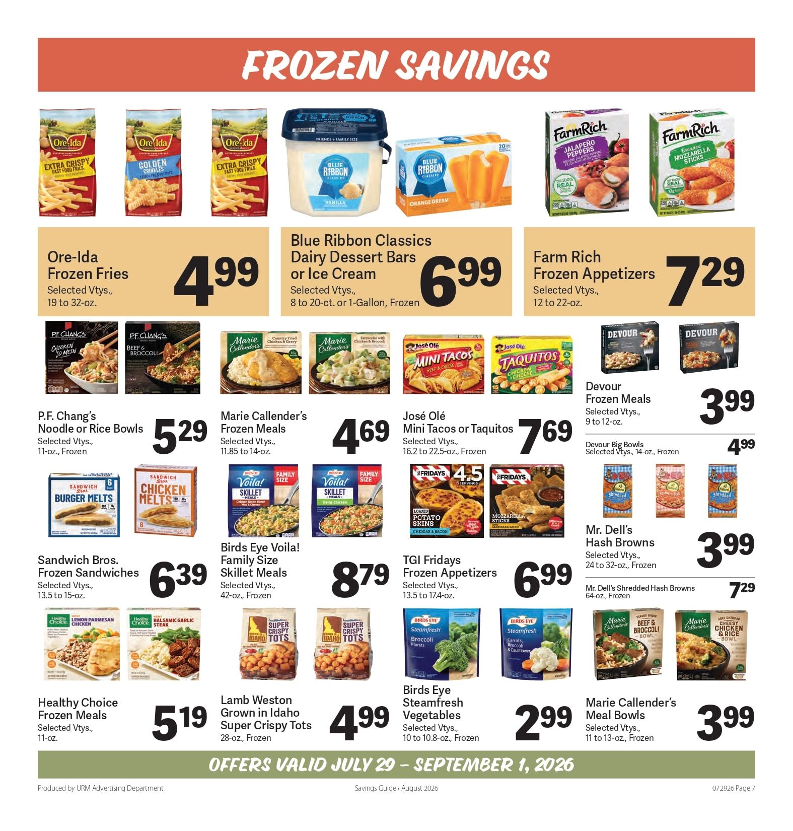 CenterPlace Market Monthly Savings Guide Weekly Ad July 29 - September 1, 2026