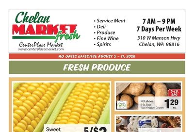 Chelan Market Fresh Weekly Ad August 5 - 11, 2026