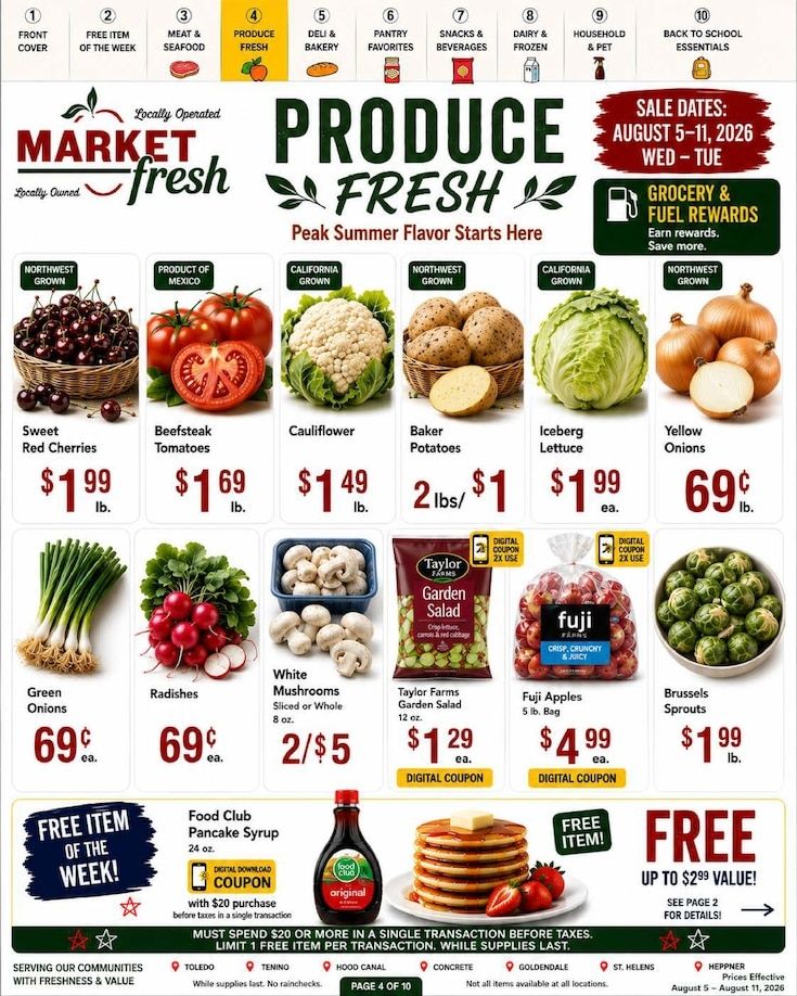 Concrete Market Fresh Weekly Ad August 5 - 11, 2026