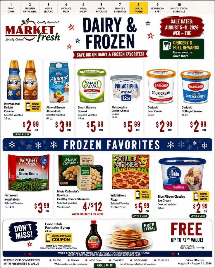 Concrete Market Fresh Weekly Ad August 5 - 11, 2026
