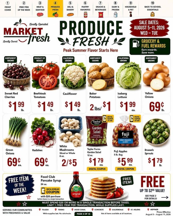 Goldendale Market Fresh Weekly Ad August 5 - 11, 2026
