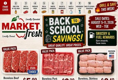 Toledo Market Fresh Weekly Ad August 5 - 11, 2026