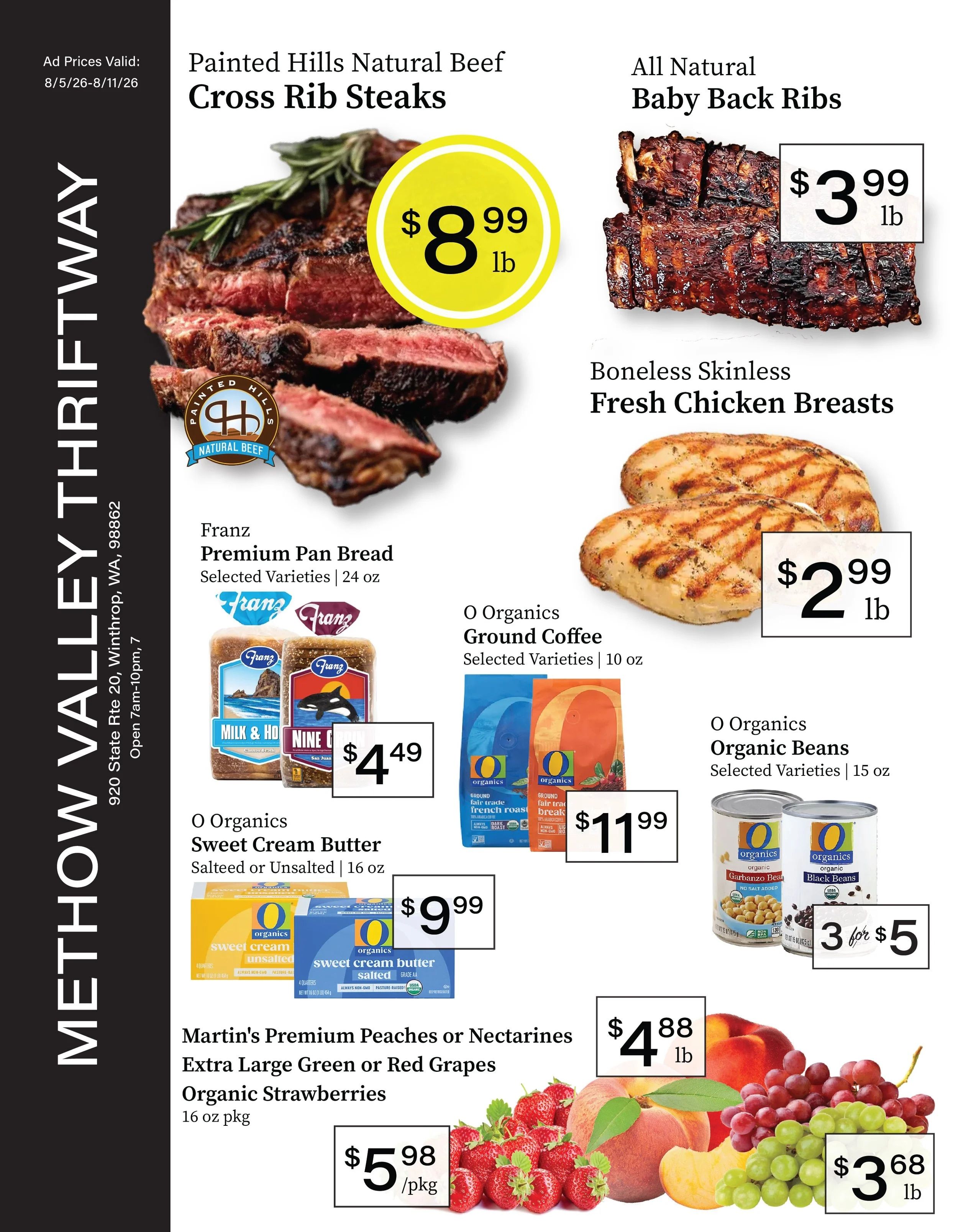 Methow Valley Thriftway Weekly Ad August 5 - 11, 2026