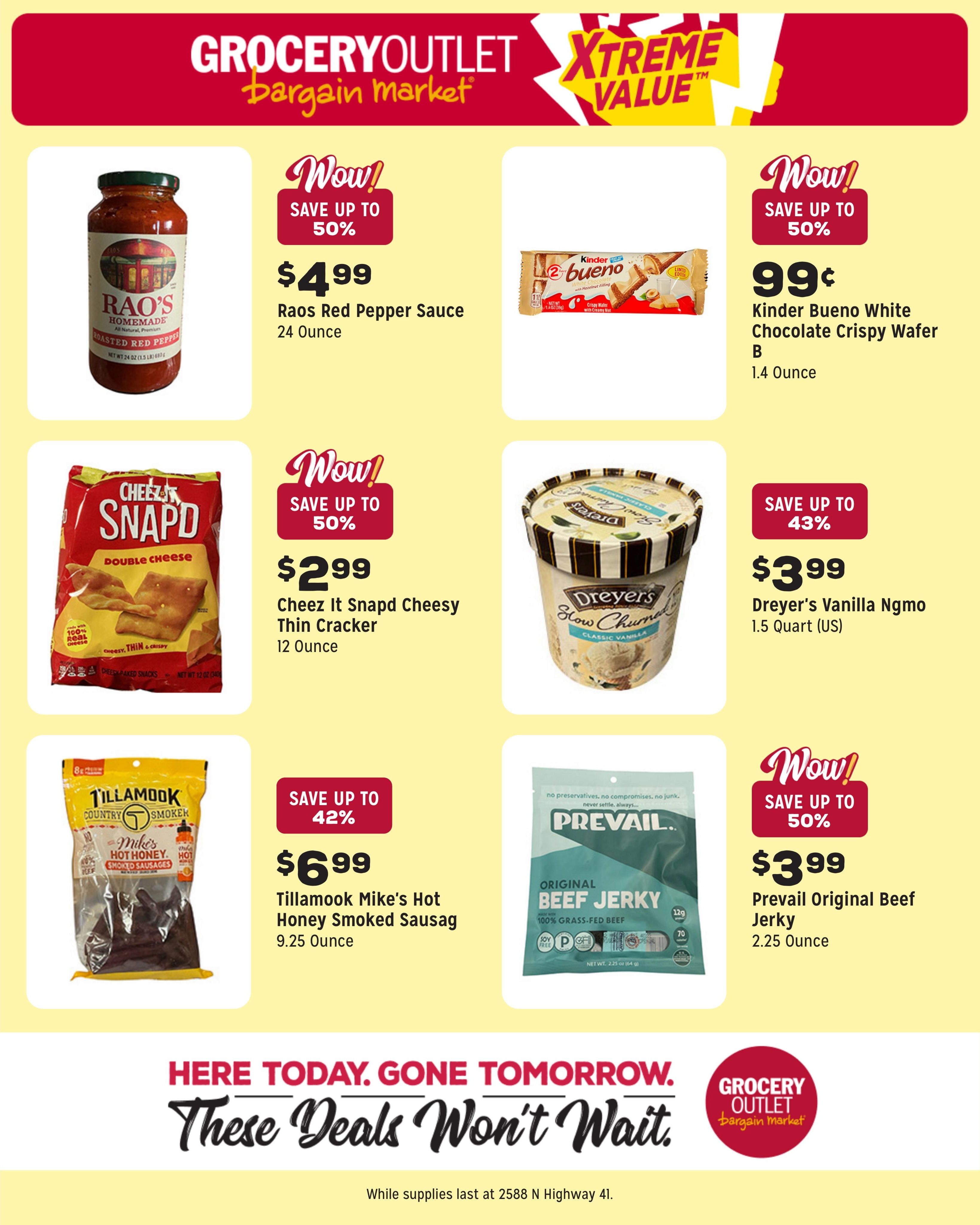 Grocery Outlet (Newman Lake Area, WA) Weekly Ad August 5 - 11, 2026