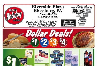 Bloss Holiday Market Weekly Ad August 6 - 12, 2026