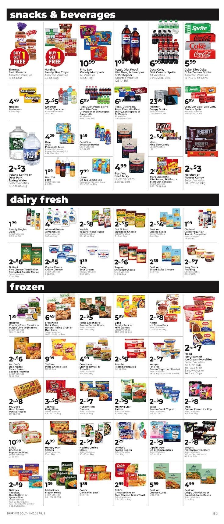 Bloss Holiday Market Weekly Ad August 6 - 12, 2026