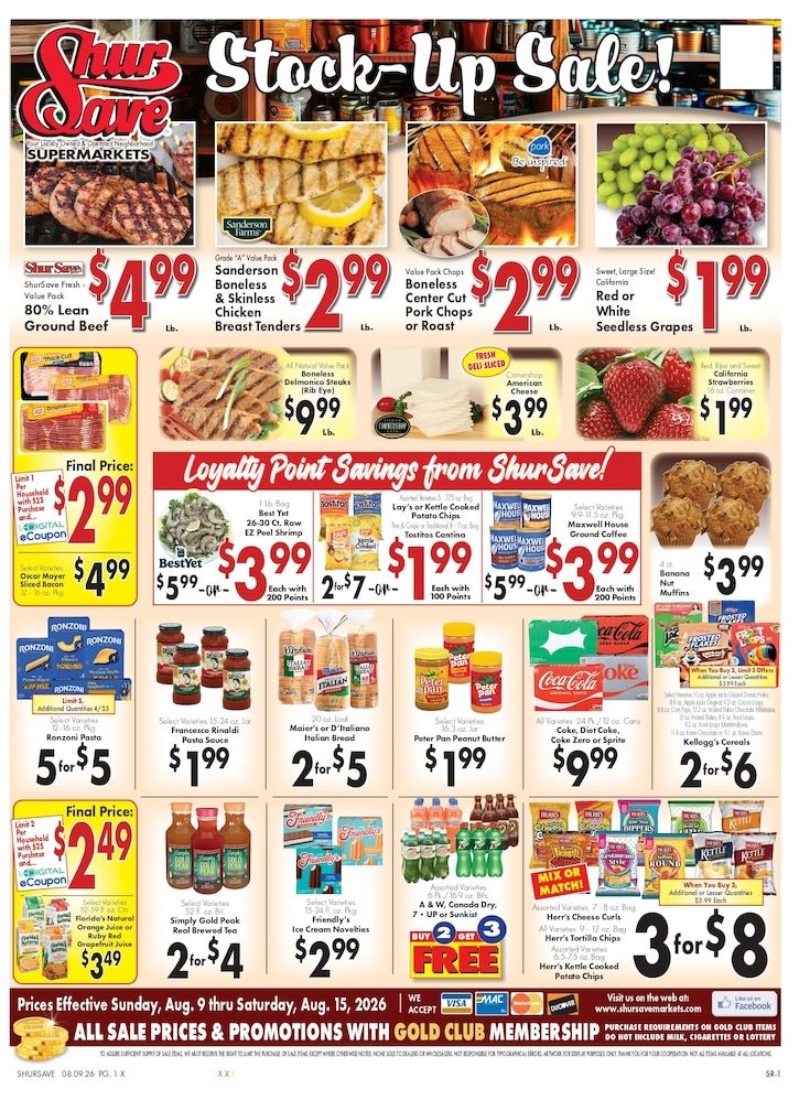 Coal Town Supermarket Weekly Ad August 9 - 15, 2026