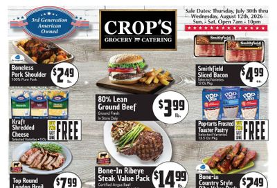 Crop's Fresh Marketplace Weekly Ad July 30 - August 12, 2026