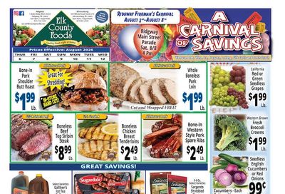 Elk County Foods Weekly Ad August 6 - 12, 2026