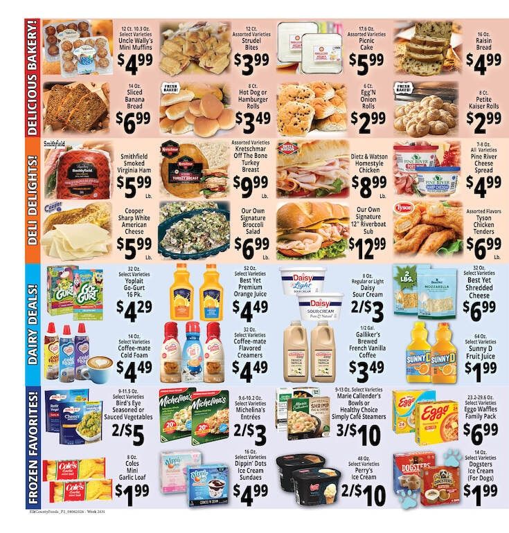Elk County Foods Weekly Ad August 6 - 12, 2026