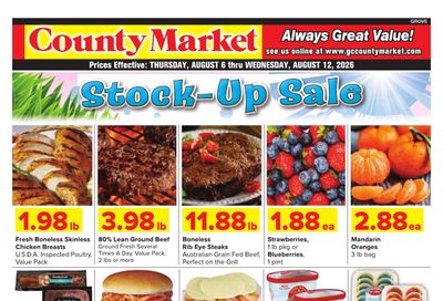 Grove City County Market Weekly Ad August 6 - 12, 2026