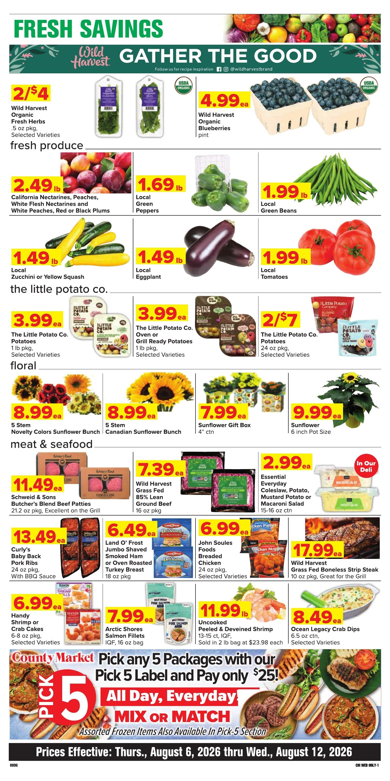 Grove City County Market Weekly Ad August 6 - 12, 2026