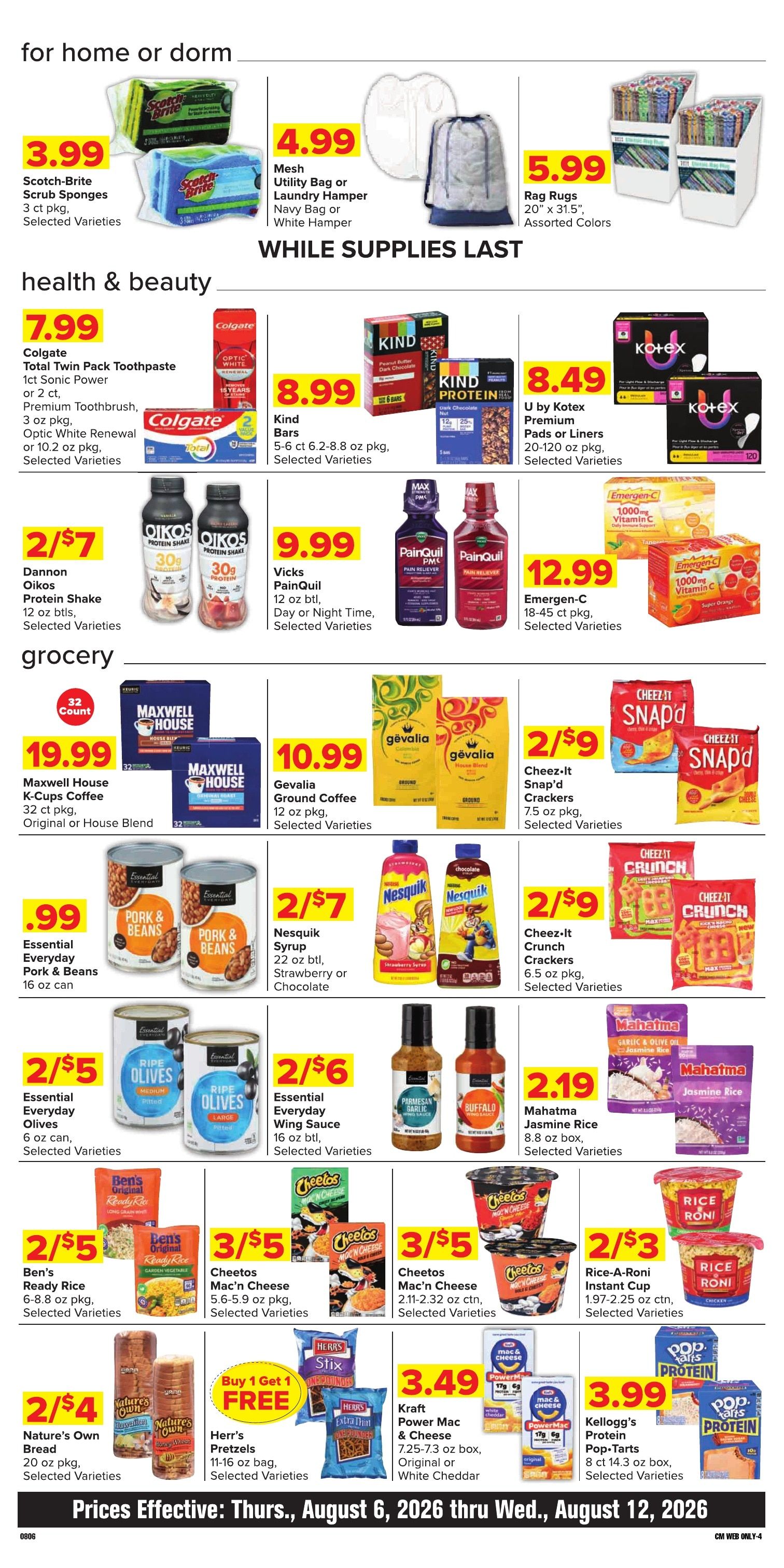 Grove City County Market Weekly Ad August 6 - 12, 2026