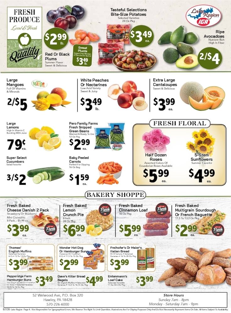 Lake Region IGA Weekly Ad August 7 - 13, 2026