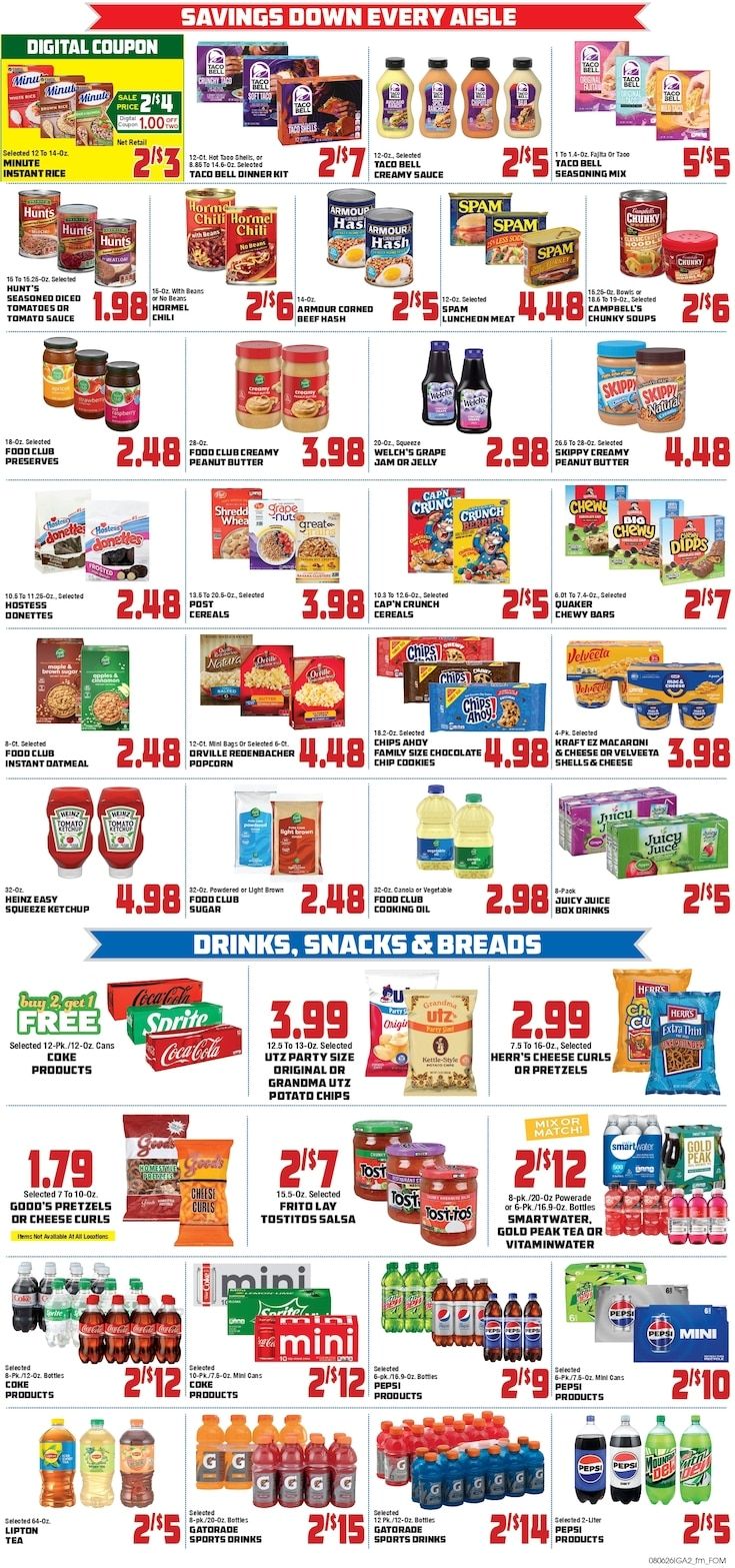 Saubel's Markets Weekly Ad August 6 - 12, 2026